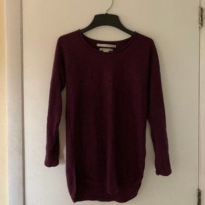Purple wool sweater